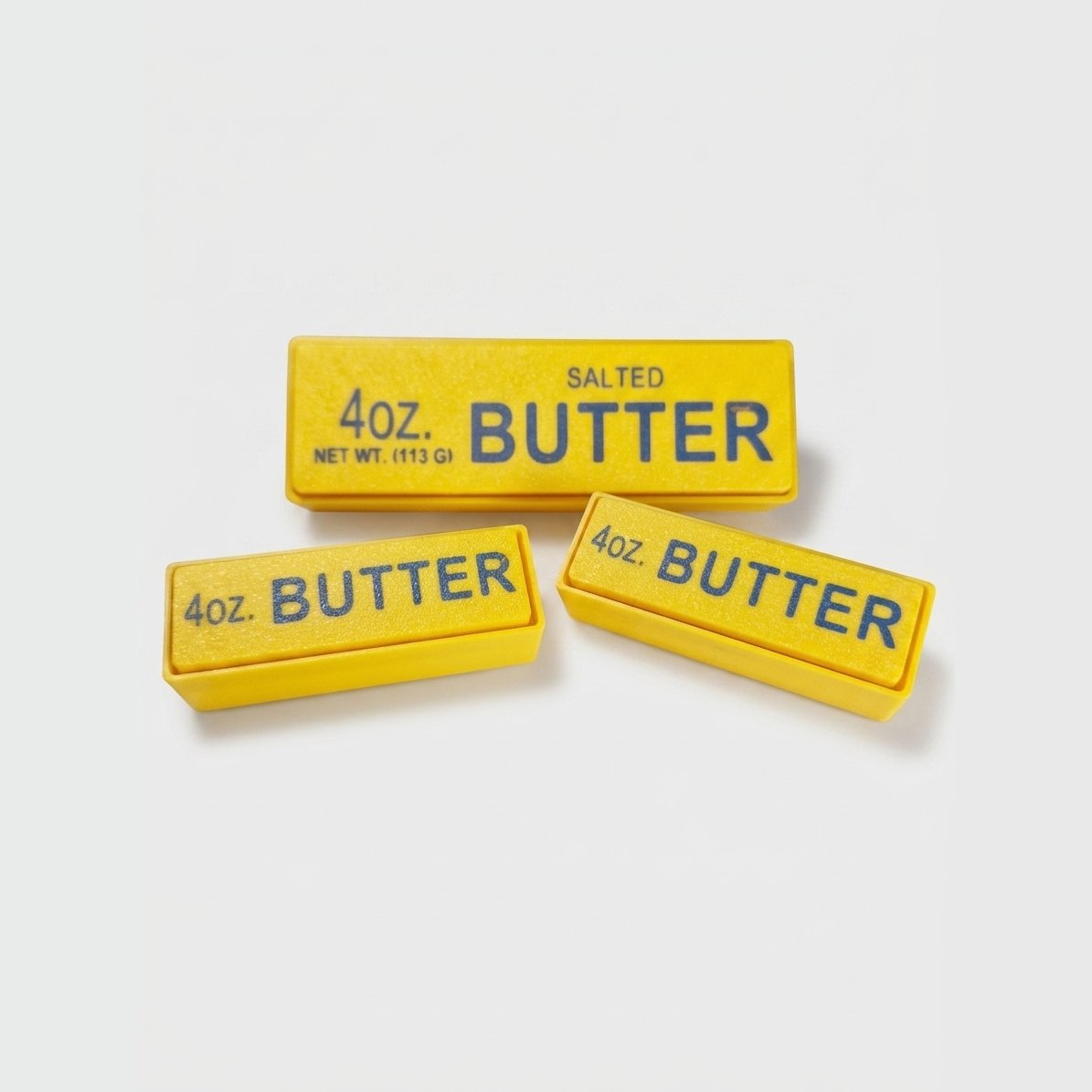3D printed stick of butter model
