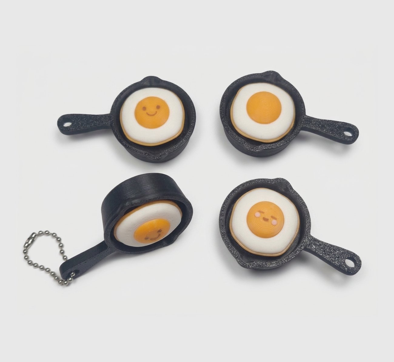 3D printed fried egg model